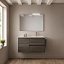 Mueble de baño Alfa Compact suspendido 2 cajones con 1 puerta promocion de Royo con diferentes opciones